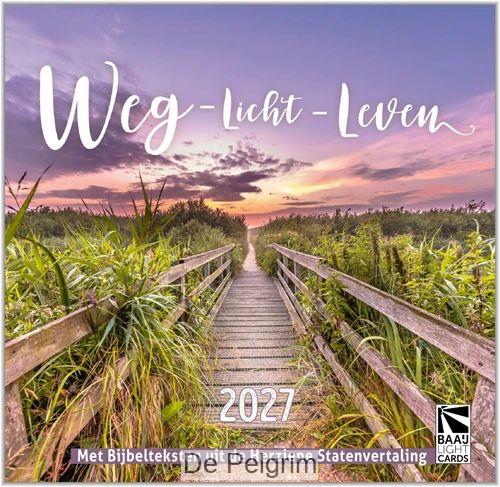 Bureaukalender 2027 weg-licht-leven | HSV
