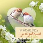 Wenskaart Van harte gefeliciteerd ... jaar getrouwd