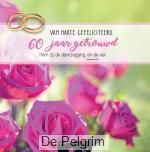 Wenskaart Van harte gefeliciteerd 60 jaar getrouwd