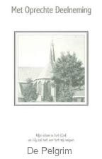 Map Wenskaart Met oprechte deelneming