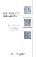 Met oprechte deelneming map zwart tekst