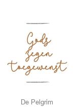 Wenskaart Gods zegen toegewenst