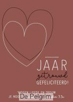 Enkele kaart ... jaar getrouwd Gefeliciteerd