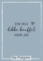 Enkele kaart Een hele dikke knuffel voor jou