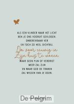 Enkele kaart Als een vlinder